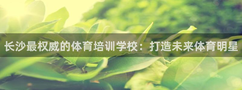 极悦平台注册官方网站下载手机版：长沙最权威的体育培训